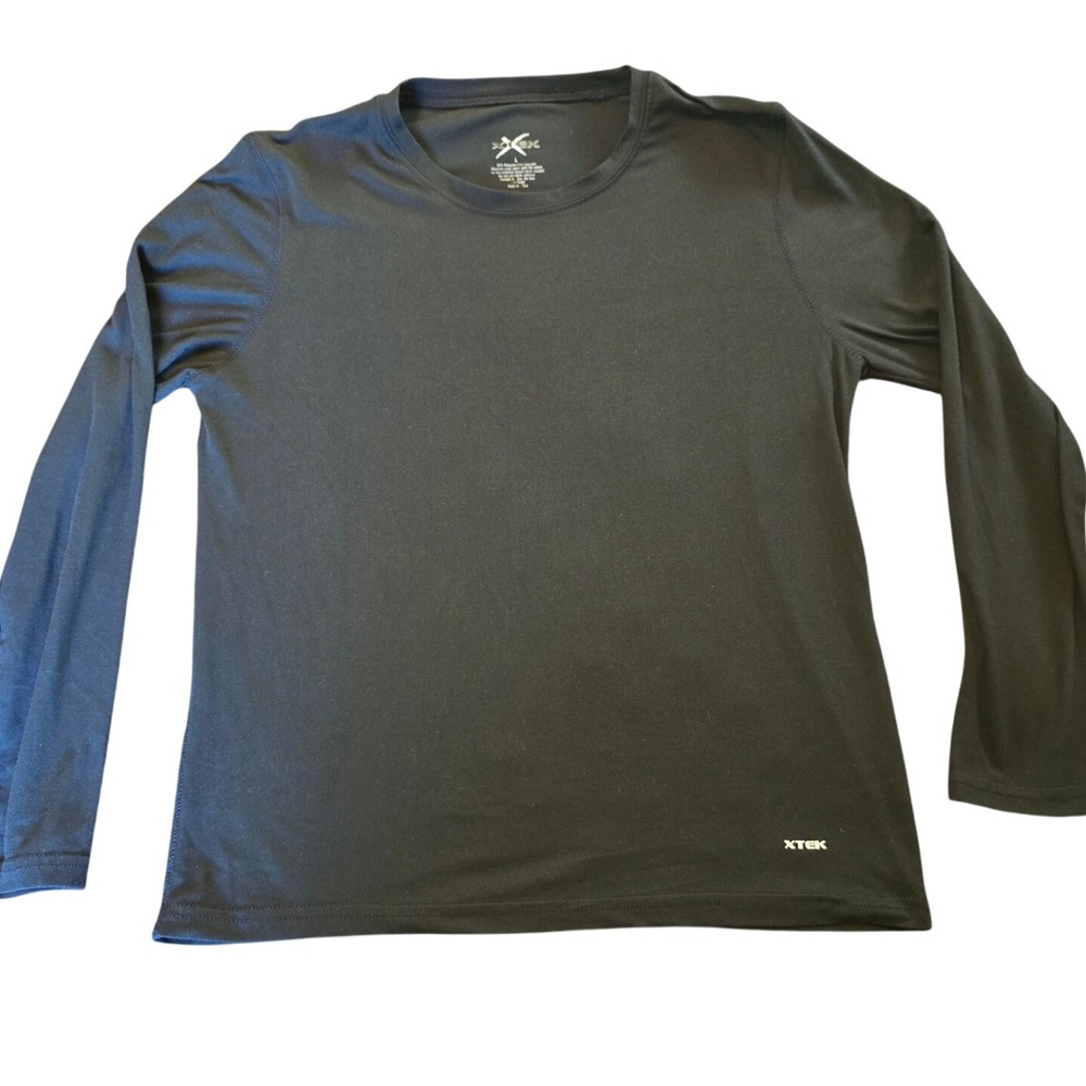 XTek brand Size Large‎ Black Long-Sleeve Long John Top